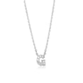 thumbnail image 1 of Diamondlite Collier Mini Initiale en Zircon Cubique - Argent, 1 of 1