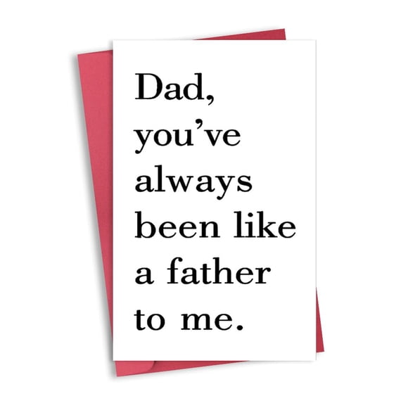 Tarjeta de felicitación para papá, día del padre, regalo de cumpleaños para papá