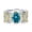 Blue, variant on Exquisite 2 Carat Women Moissanite Rings Oval Cut D Color VVS1 S925 Sterling Silver Lab Created Diamond Wedding Bands Ideal Choice for Couple Parties Date Travel