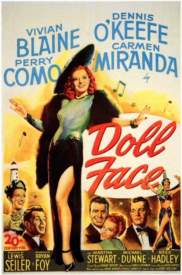 Doll Face movie POSTER (Style A) (11" x 17") (1945)