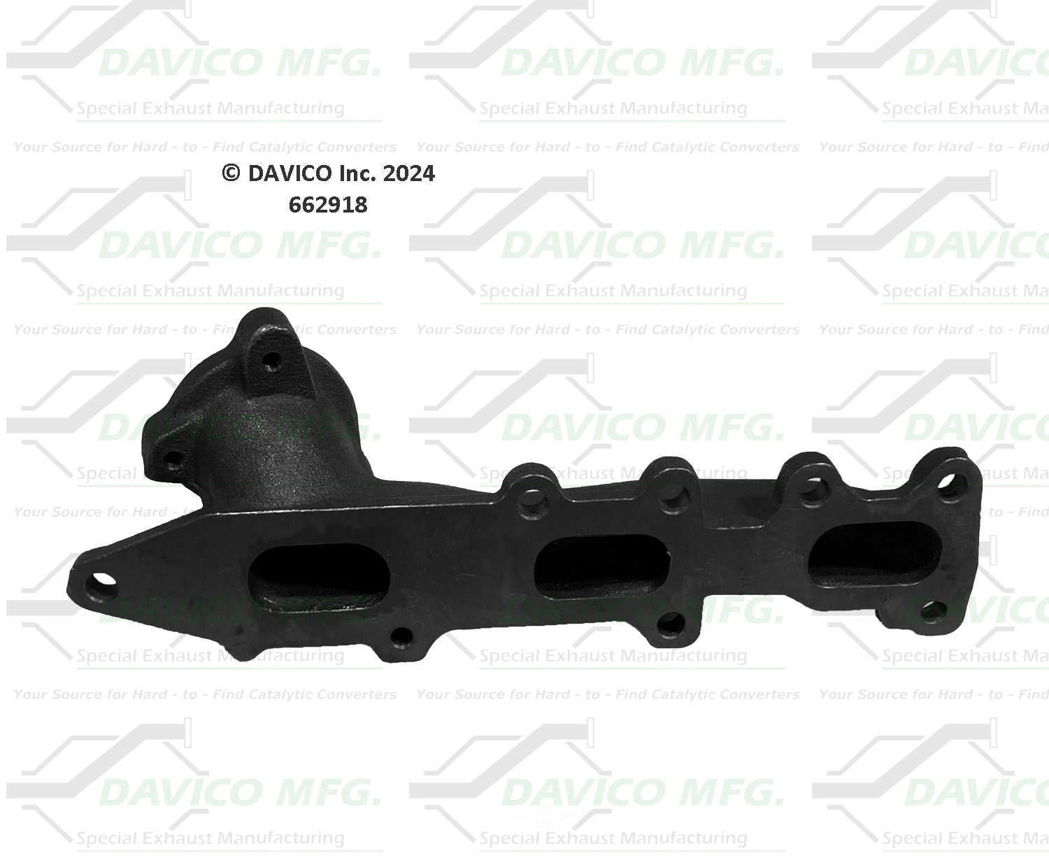 Davico Mfg 662918 Stand alone Exact-Fit exhaust manifold