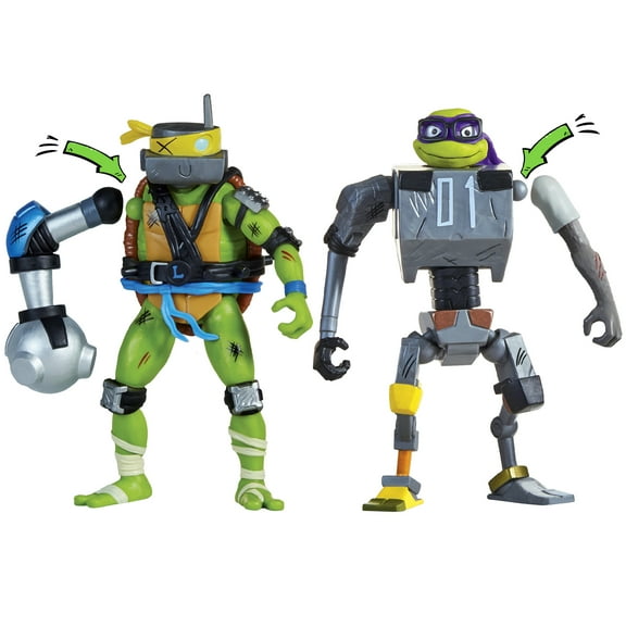 Tales of Teenage Mutant Ninja Turtles: Mutations Mix and Match Leonardo vs. Mechazoid Figure 2-Pack