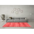 thumbnail image 3 of Ahgly Company Indoor Rectangle Abstract Red Modern Area Rugs, 6' x 9', 3 of 4