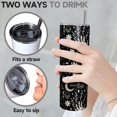 thumbnail image 3 of Goth Tumbler - Witchy Tumbler Gothic Gifts For Women - 20 Oz Insulated Halloween Tumbler With Lid And Straw, Coffee Cup, Water Bottle, Drinking Glasses - Witchy Birthday Christmas Gifts, 3 of 7