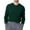 Green, variant on DeHolifer Tunic Tops for Men Crewneck Button Long Sleeve Solid Color Loose Pullover Tops Black XL