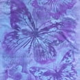 thumbnail image 4 of Hanes T-Shirt à Manches Courtes Col en V pour Femmes, P, Grande Impression Papillon/violet Salé, 4 of 4
