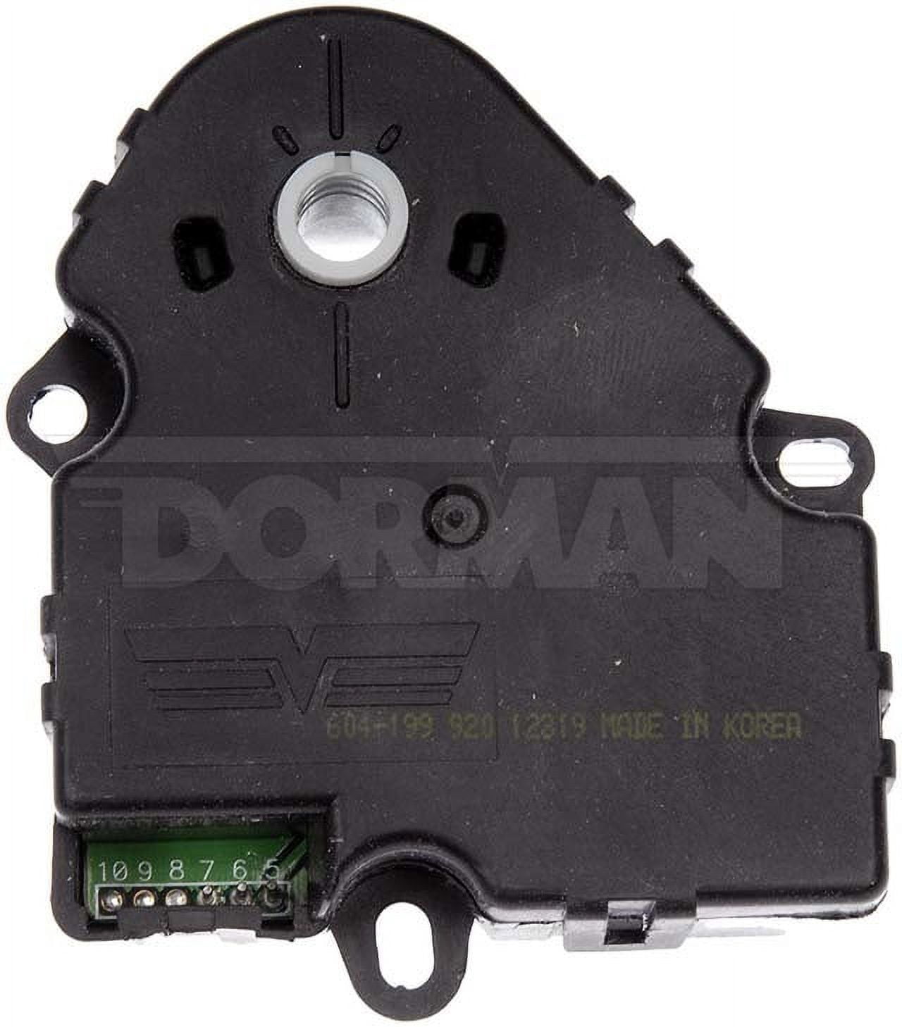 Dorman 604-199 HVAC Blend Door Actuator for Specific Chevrolet / Oldsmobile / Pontiac Models Fits select: 2001-2005 CHEVROLET VENTURE, 2001-2004 PONTIAC MONTANA