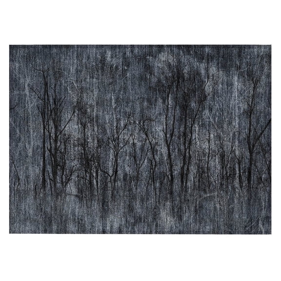 Dalyn Rugs Machine Washable Indoor/Outdoor Chantille ACN2083 Charcoal 1'8" x 2'6" Rug