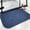 White-2, variant on Ultra Soft Absorbent Bath Mat 20x31.5 Inch Fluid Smoke Aurora Art Style, Denim Jean Print