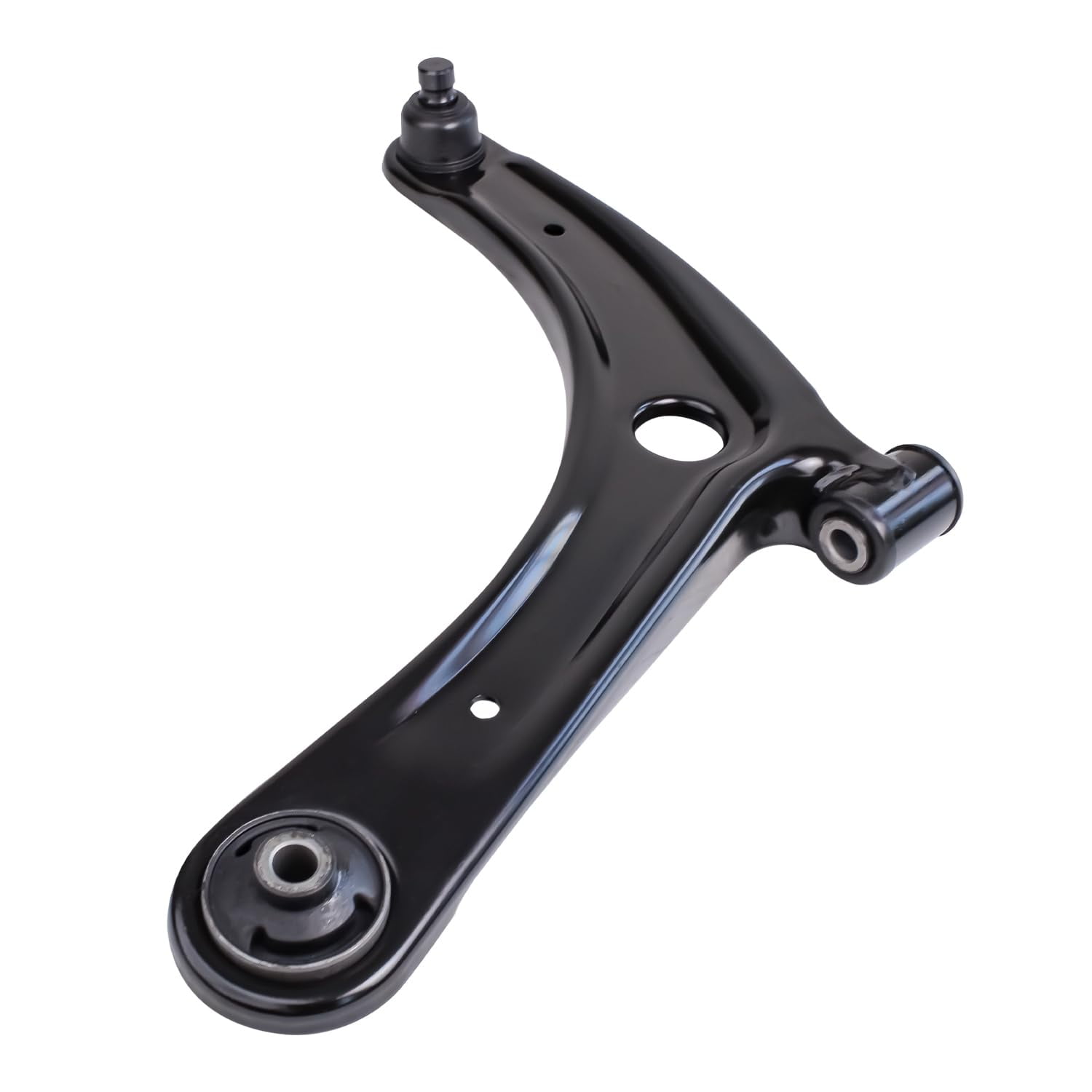 Detroit Axle - 2pc Front Lower Control Arms for 2007-2017 Jeep Patriot Compass Dodge Caliber, 2008 2009 2010 2011 2012 2013 2014 2015 2016 Lower Control Arms & Ball Joints Pair Set Assembly