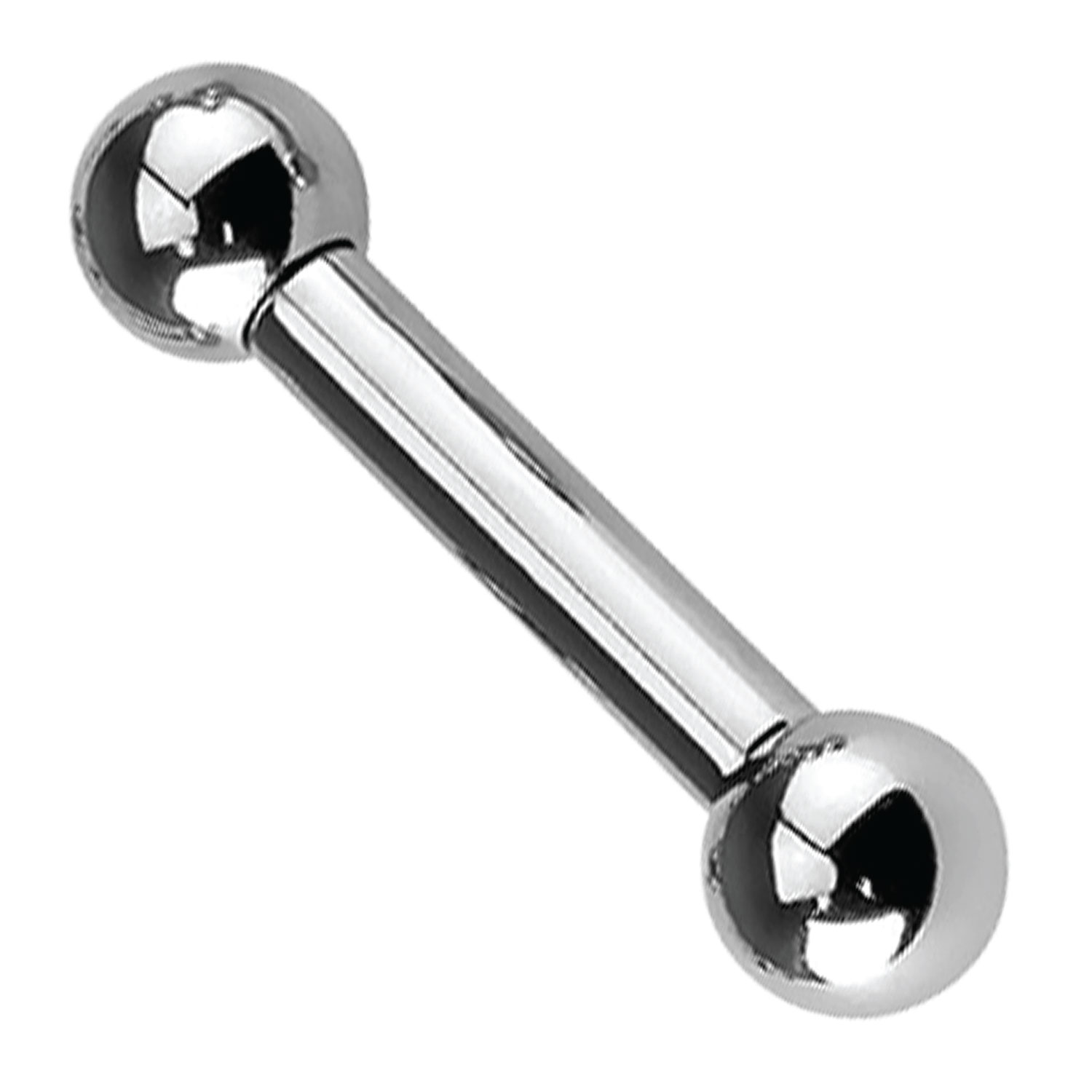 BodyJ4You BodyJ4You Straight Barbell Stainless Steel 6G BR 12mm