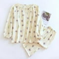 thumbnail image 4 of Municipal 100% Cotton Yarn Women Pajamas Sleepwear Floral Print Female 2 Piece Set Pijama Nightwear Spring Pyjamas Home Clothes Loungewear, 4 of 6