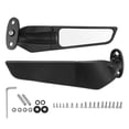 thumbnail image 3 of Rotating Wing Mirror, Modified Accessory Wing Winglet Mirror 2 Pcs  For Motorbike, 3 of 8