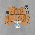thumbnail image 4 of Men's Heather Gray Tennessee Lady Vols 2025 NCAA Softball Women's College World Series Cut Off T-Shirt, 4 of 4
