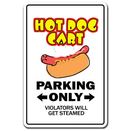 HOT DOG CART Decal street food eat weiner franks foodie food lover | Indoor/Outdoor | 7