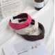 thumbnail image 3 of 2 piezas de banda para el cabello de moda simple Diadema con tocado de gamuza coreana Sense Tarjeta para lavar el cabello Netflix Accesorios para el cabello, 3 of 3