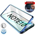 thumbnail image 1 of Étui de Téléphone Magnétique en Verre Trempé Double Face Compatible avec Samsung Galaxy Note 10 360, Couverture de Protection Complète, 1 of 3