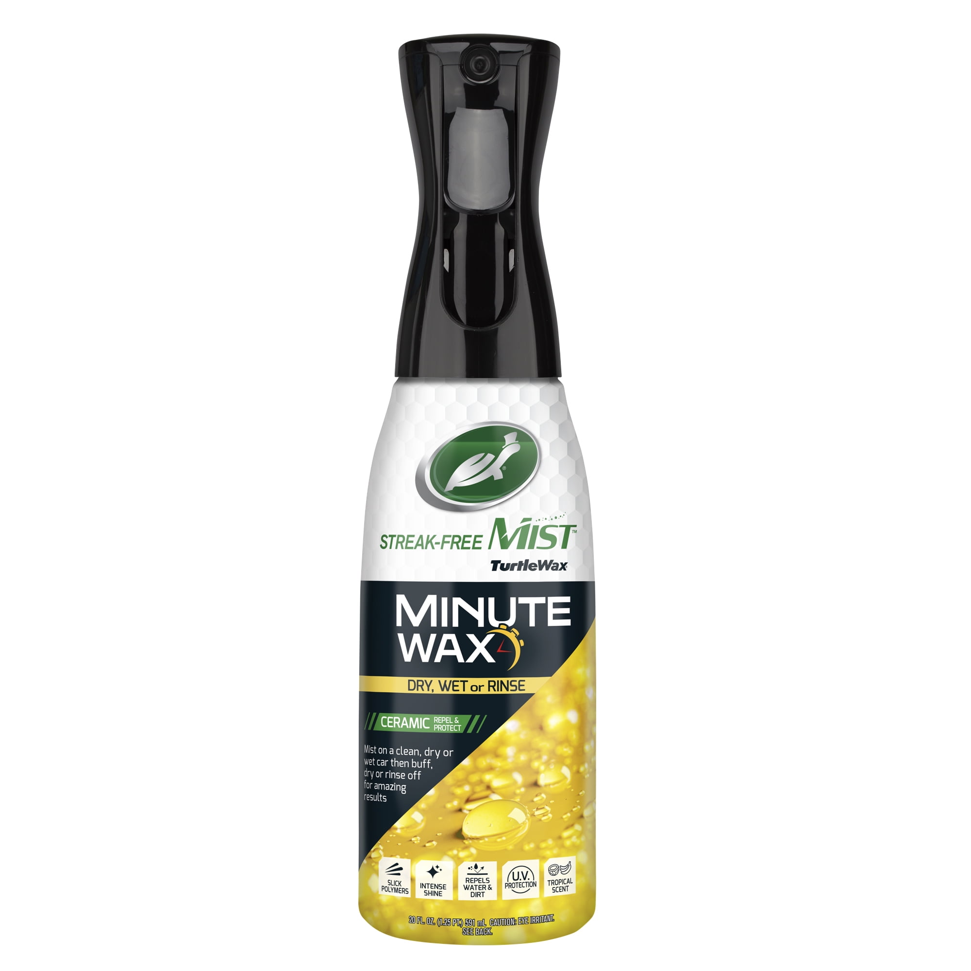 Turtle Wax 53845 Minute Wax Streak Free Mist, 20 oz