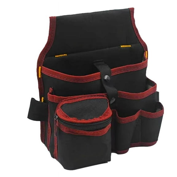 Multifunctional Tool Storage Bag Pouch Belt Electrician Toolkit Drill Wrench Screwdriver Hardware Tool Bags Organizer,B