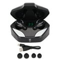 thumbnail image 1 of X1 Auriculares inalámbricos IPX7 Auriculares Bluetooth 5.1 Impermeables con Estuche de Carga para Deportes Fitness Viajes Negro, 1 of 5