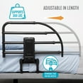 Able Life Click-N-Go Bed Rail, Extendable Guard Side Handrail for ...