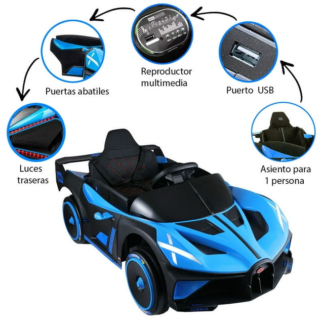 Montable Electrico Lee Monde Futurista Azul 12v