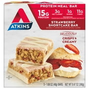 Atkins Strawberry Shortcake Meal Bar 5pk