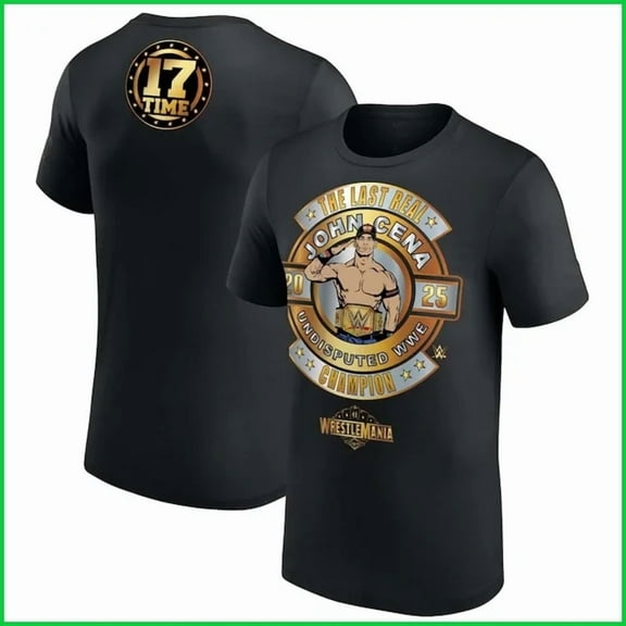 John Cena WrestleMania 41 Winner T-Shirt,WWE Winner Graphic Tee