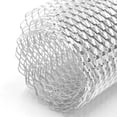 thumbnail image 3 of Parrilla de Vehículo Aleación de Aluminio Tono Plata Malla Rómbica Rejilla 8mm X 16mm, 3 of 9