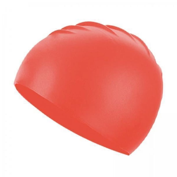 Gorros de natación de silicona para cabello seco y en la piscina 2 piezas