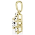 thumbnail image 3 of Unique Moments 1.50 Ct Lab-Grown Round Halo Diamond Pendant Necklace 14K Yellow Gold, 3 of 6