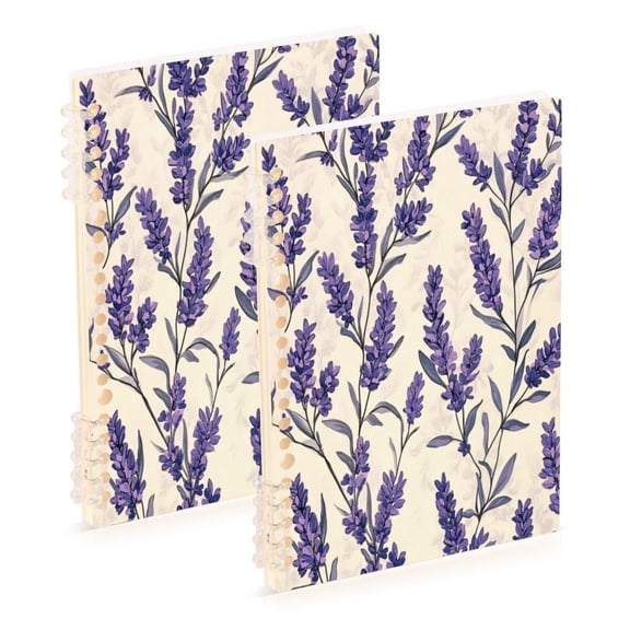 Notebook 8.3x5.7x0.4 Inch One Sizex1 Journey Note Diary Hardcover Notebook 60 Pages,80g Paper Writing Smooth and Not Easy to Break Purple Lavender1