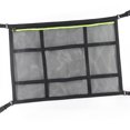 thumbnail image 3 of Riwesomey Bolsillo de red de almacenamiento para techo de coche, bolsa de red de carga Interior para techo de coche, bolsa de almacenamiento portátil para Ventana automotriz Verde Riwesomey VI001260-03, 3 of 6