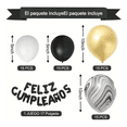 thumbnail image 2 of Kit Globos Metalicos De Cumpleaños Decoracion Fiesta 70 Pcs Xtellar multicolor, 2 of 3