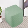 thumbnail image 4 of Stretch Ottoman Cover Furniture Protector Ottoman Foot Rest Cover for Footrest Foot Stool , Green, 4 of 8