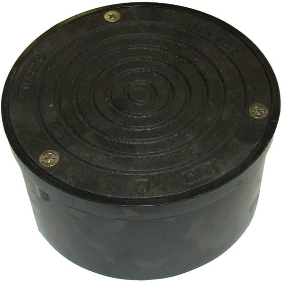 3" ABS Floor Cleanout - with Ductile Iron Grate