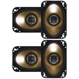 Lot of (4) Polk Audio DB461P 4x6-Inch Coaxial Plate-Style Speakers