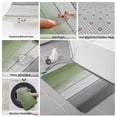 thumbnail image 6 of Sage Green Gray Ombre Bath Mat 3 Piece Bathroom Rug Set, Vintage Country Wooden Non Slip Bath Rug Contour Mat and Toilet Lid Cover, Absorbent Shower Mats Soft Bath Rugs and Mats Sets, 6 of 8
