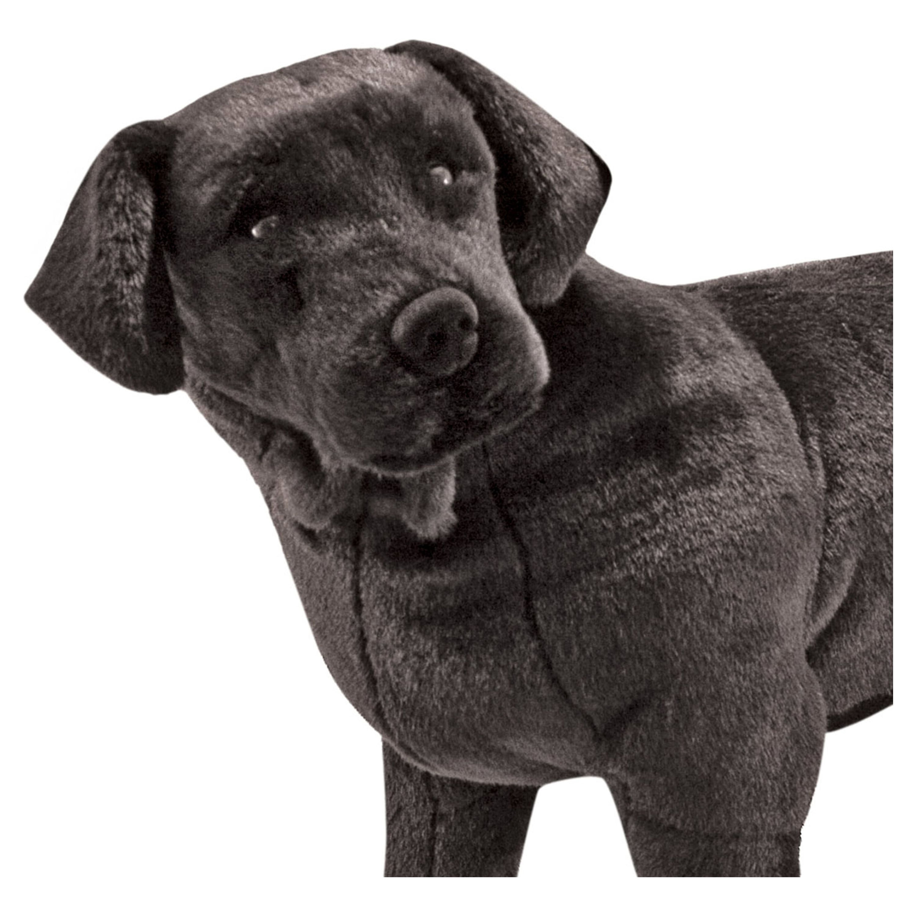 Melissa Doug Giant Black Lab Lifelike Stuffed Animal Dog over 2 feet tall