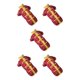 thumbnail image 2 of Methold Ropa para perros, vestidos para cachorros, traje Tang bonito, disfraces de estilo de Año Nuevo chino, diferentes tamaños, disfraz rojo SG 5piezas, 2 of 6