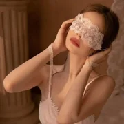 Club Party Queen Sexy Sexy Lingerie Accessories Lace Blindfold Couple Flirtation Blindfold Ribbon Abstinence Veil