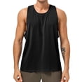 thumbnail image 3 of Vetsdori Mens Dry Fit Tank Tops Summer Modal Athletic T Shirts Muscle Sleeveless,Crew Neck Plain Breathable Sport Tanks for Men Outdoor,L, 3 of 9