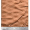 thumbnail image 1 of Soimoi Modal Satin Fabric Honeycomb Geometric Print Sewing Fabric Yard 42 Inch Wide, 1 of 2