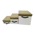thumbnail image 2 of BELOVING Escaliers pour Chien avec Rangement, Marchepied de Rangement pour Animaux de Compagnie pour Chiens Âgés, Canapé pour Chiens Blessés, 3 Niveaux, 2 of 10