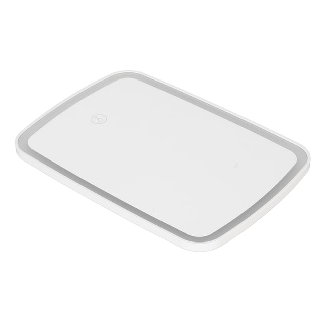 Makeup Mirror, ABS Glass Lighted Makeup Mirror Dimmable Touch Screen 1200mAh Battery For Outdoor
