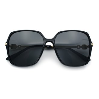 Polarized Hexagonal Sunglasses Polygon Shades SJ1072 Black Gold Sogo | Accessories | Polarized Hexagonal Sunglasses Polygon  main image 4