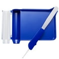 thumbnail image 1 of Right Hand Pill Counting Tray with Spatula (Blue - Stainless Steel Spatula), 1 of 7
