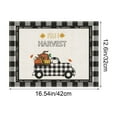 thumbnail image 3 of Oioii Pumpkin Fall Placemat (16.5x12.6 Inch) Thanksgiving Harvest Celebrations.Perfect for Party Catering, Family Dinners, Holiday Gatherings Home Dining Decor, 3 of 6