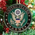 thumbnail image 3 of Allied Products Army Heroes Series Holiday Ornament - Officially Licensed Army Medallion, 3 of 3