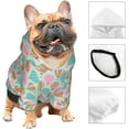 thumbnail image 3 of Pet Warm Hoodie Christmas Tree Cakes Dog Sweatshirts Apparel for Small Puppy Orange, 3 of 7